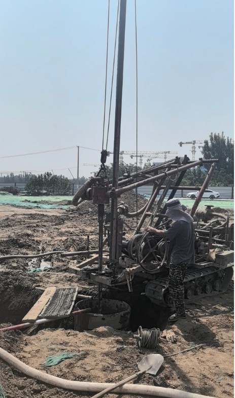 扬州高邮工地打井